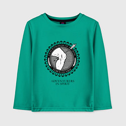 Детский лонгслив Клуб любителей приключений