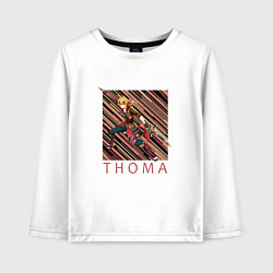Детский лонгслив Тома геншин импакт