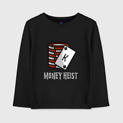 Детский лонгслив Money Heist King