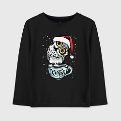 Детский лонгслив X-mas Owl