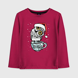 Детский лонгслив X-mas Owl