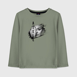 Детский лонгслив Adele лицо