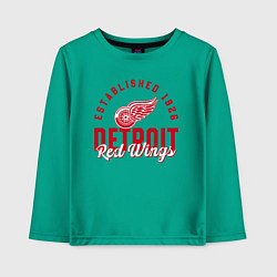 Детский лонгслив Detroit Red Wings Детройт Ред Вингз