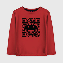 Детский лонгслив QR-Monster