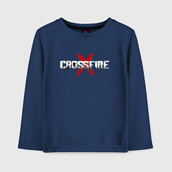 Детский лонгслив CROSSFIREX ЛОГО ОРИГИНАЛЬНЫЙ