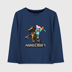 Детский лонгслив MINECRAFT НОВЫЙ ГОД 2022 МАЙНКРАФТ