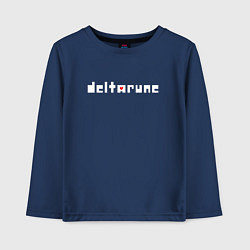 Детский лонгслив Deltarune logo надпись