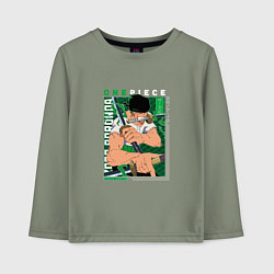 Детский лонгслив Ван-Пис One Piece, Зоро Ророноа Zoro Roronoa с над