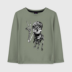 Детский лонгслив Skeleton dude