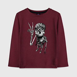 Детский лонгслив Skeleton dude