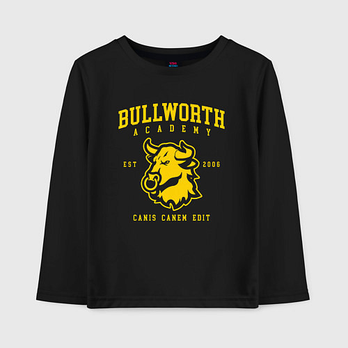 Детский лонгслив Bully Bullworth Academy / Черный – фото 1