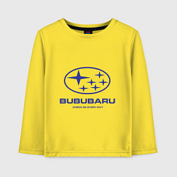 Детский лонгслив Subaru Bububaru