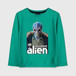 Детский лонгслив Resident alien