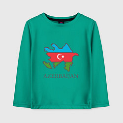 Детский лонгслив Map Azerbaijan
