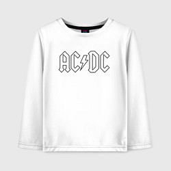 Детский лонгслив ACDC Logo Молния