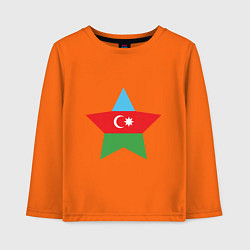 Детский лонгслив Azerbaijan Star