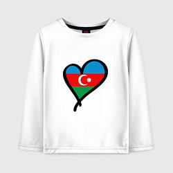 Детский лонгслив Azerbaijan Heart