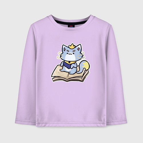 Детский лонгслив The Magical Cat Yuumi / Лаванда – фото 1
