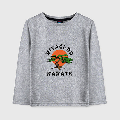 Детский лонгслив MIYAGI-DO / Меланж – фото 1