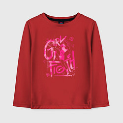 Детский лонгслив GIRL FIGTH женская драка