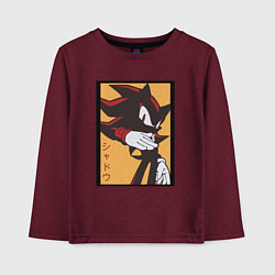 Детский лонгслив Ёж Шэдоу 006