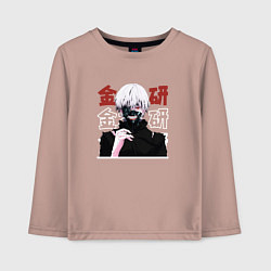 Детский лонгслив Токийский гуль Tokyo Ghoul, Ken Kaneki Канеки Кен