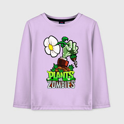 Детский лонгслив Plants vs Zombies рука зомби