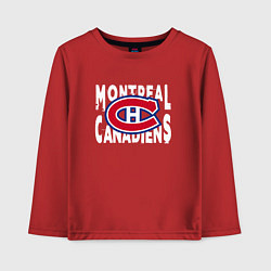Детский лонгслив Монреаль Канадиенс, Montreal Canadiens