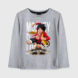 Детский лонгслив One Piece Monkey Большой Куш Манки