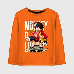 Детский лонгслив One Piece Monkey Большой Куш Манки