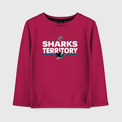 Детский лонгслив SHARKS TERRITORY САН-ХОСЕ ШАРКС