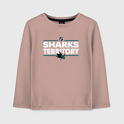 Детский лонгслив SHARKS TERRITORY САН-ХОСЕ ШАРКС