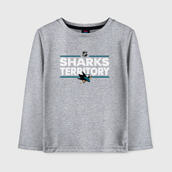 Детский лонгслив SHARKS TERRITORY САН-ХОСЕ ШАРКС