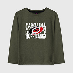 Детский лонгслив Каролина Харрикейнз, Carolina Hurricanes