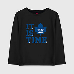 Детский лонгслив It is Toronto Maple Leafs Time, Торонто Мейпл Лифс