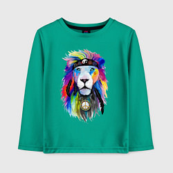 Детский лонгслив Color lion! Neon!