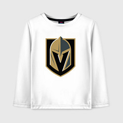 Лонгслив хлопковый детский Vegas Golden Knights , Вегас Голден Найтс, цвет: белый