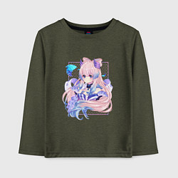 Детский лонгслив Задумчивая Кокоми