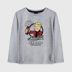 Детский лонгслив Fallout Nuka Cola Vault Boy Approved