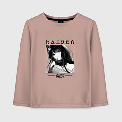 Детский лонгслив Райдэн Shogun Raiden, Genshin Impact