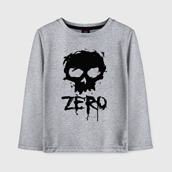 Детский лонгслив Zero skull