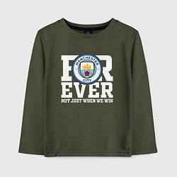 Детский лонгслив Manchester City FOREVER NOT JUST WHEN WE WIN Манче