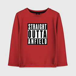 Детский лонгслив Liverpool Straight Outta Anfield Ливерпуль