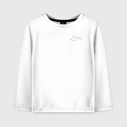 Лонгслив хлопковый детский No Way, цвет: белый