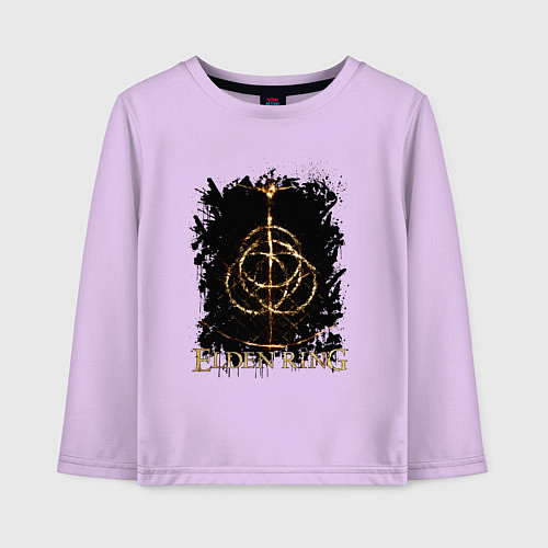 Детский лонгслив ELDEN RING SYMBOL LOGO / Лаванда – фото 1
