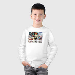 Лонгслив хлопковый детский Rust-Eater Bisco, цвет: белый — фото 2
