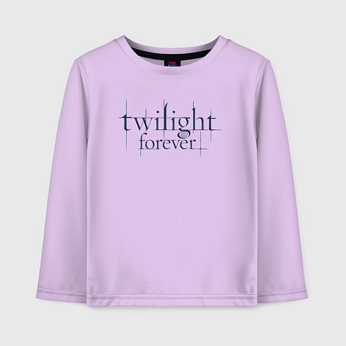 Детский лонгслив Logo Twilight / Лаванда – фото 1