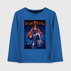Лонгслив хлопковый детский Elden Ring Рыцарь, цвет: синий