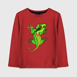 Детский лонгслив Ящерица Lizard