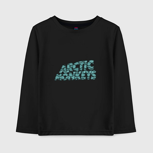 Детский лонгслив Надпись Arctic Monkeys / Черный – фото 1